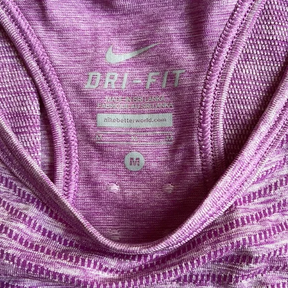 NIKE | Pale purple marl DRIFIT racerback workout tank - Picture 2 of 9
